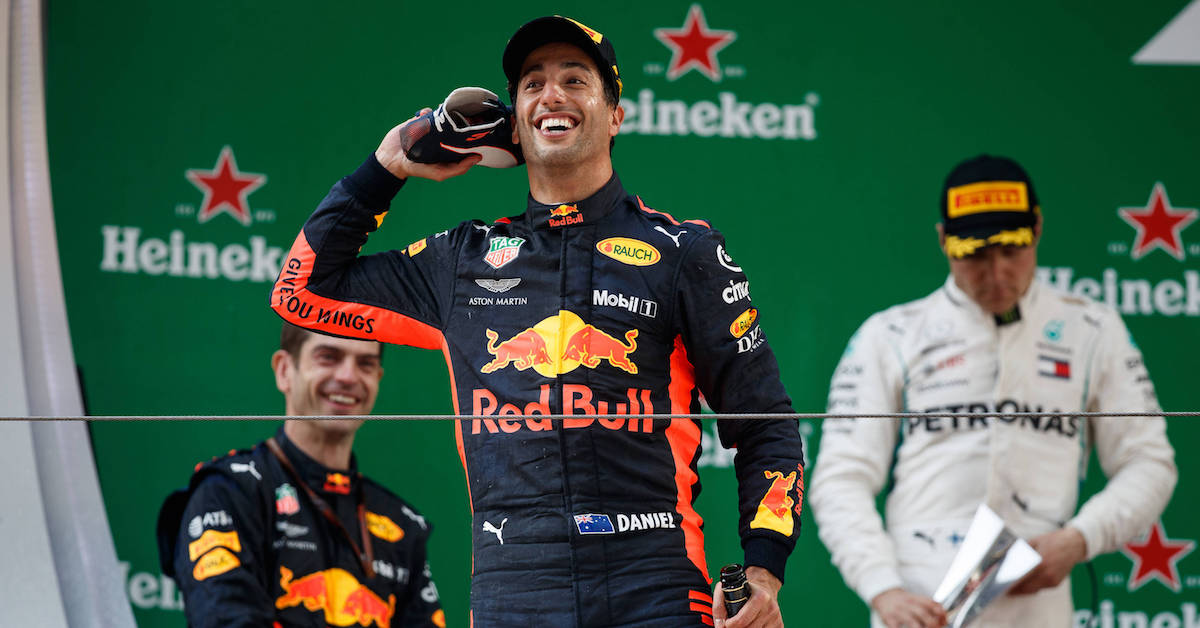 Red Bull's Daniel Ricciardo wins Chinese Grand Prix with a