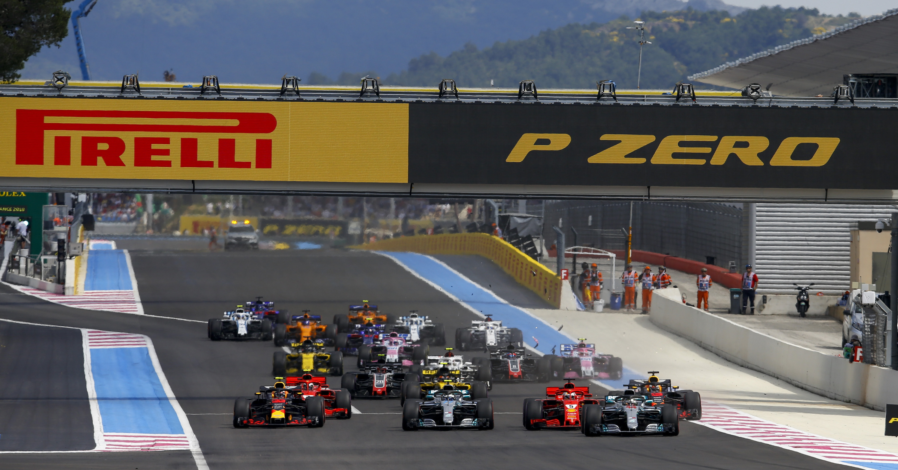 Start of the 2018 French Grand Prix. 
