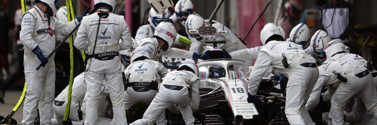 Williams F1 pit stop