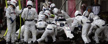 Williams F1 pit stop