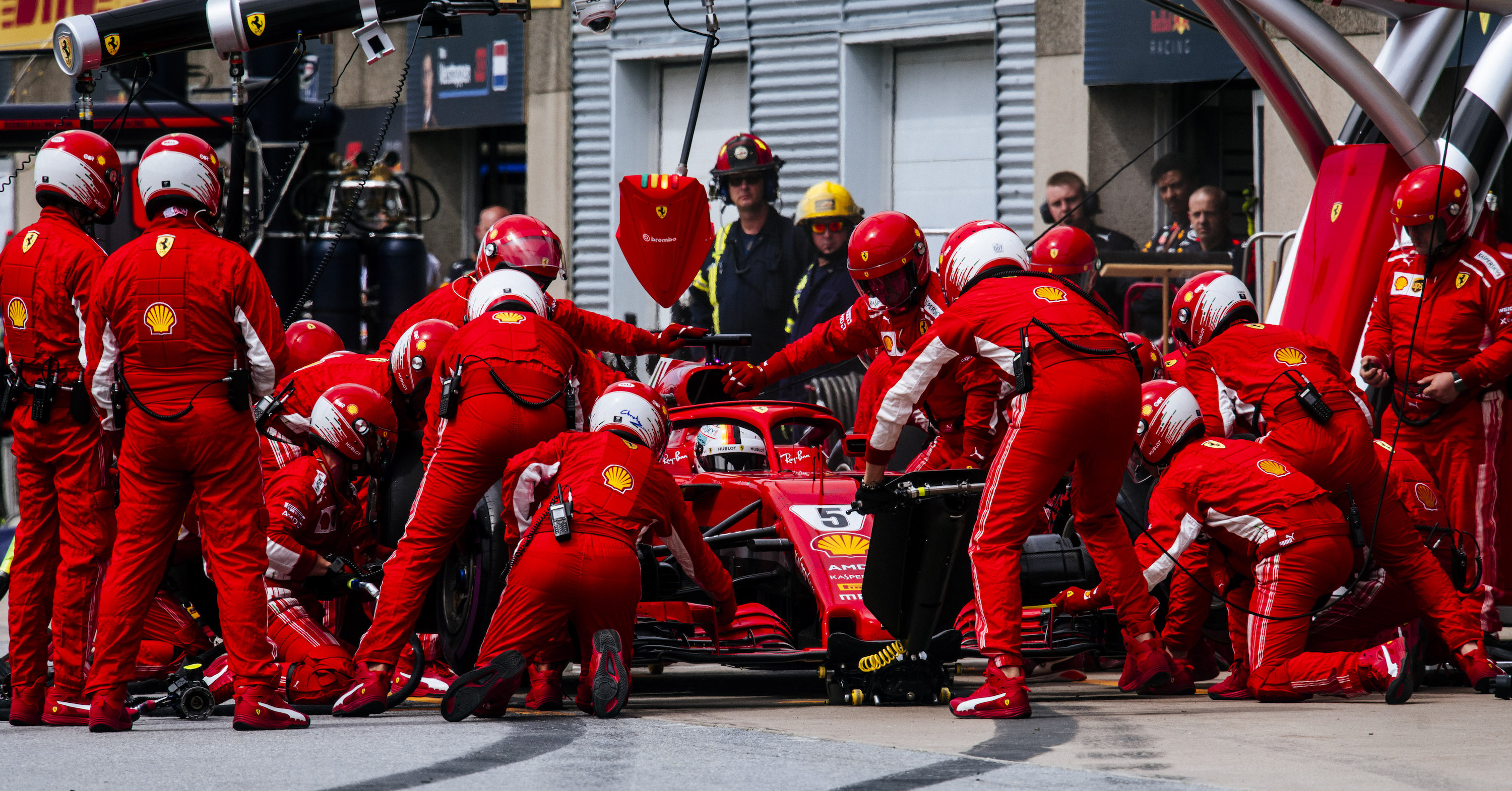 Ferrari f1 pit stop