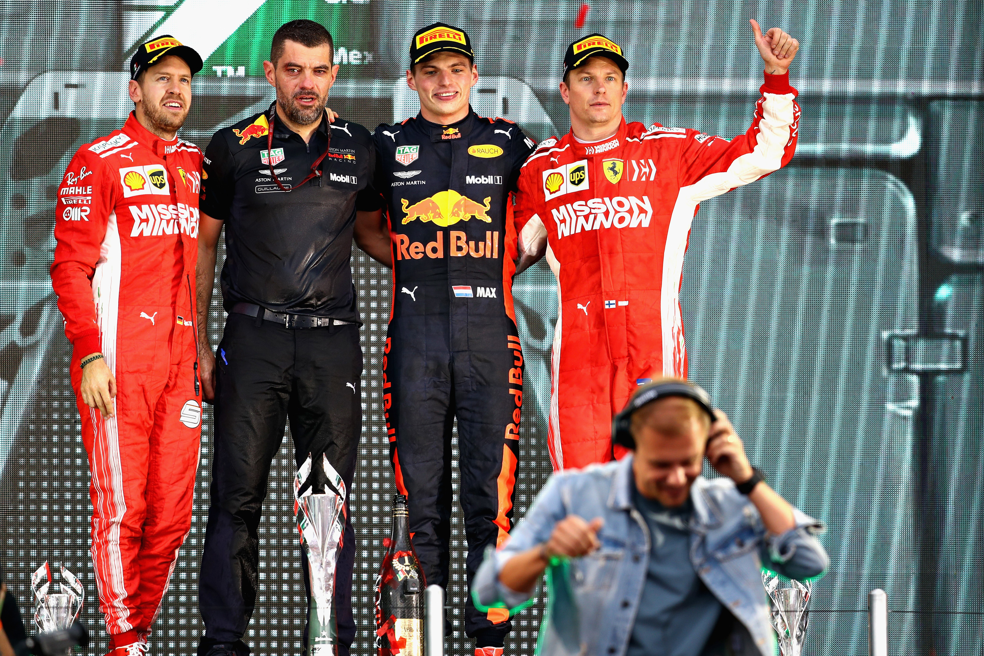 2018 Mexican GP Podium