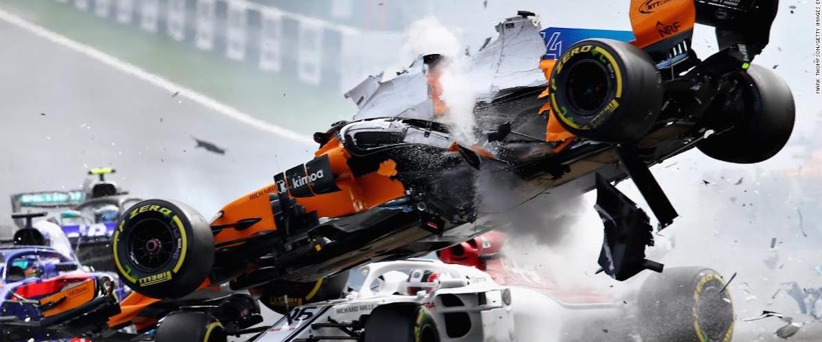 F1 spa crash 2018