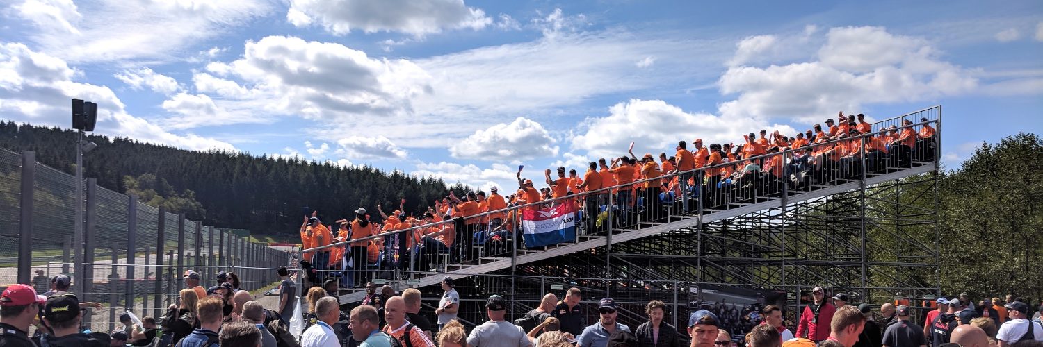 Dutch fans at the 2018 Belgian Grand Prix