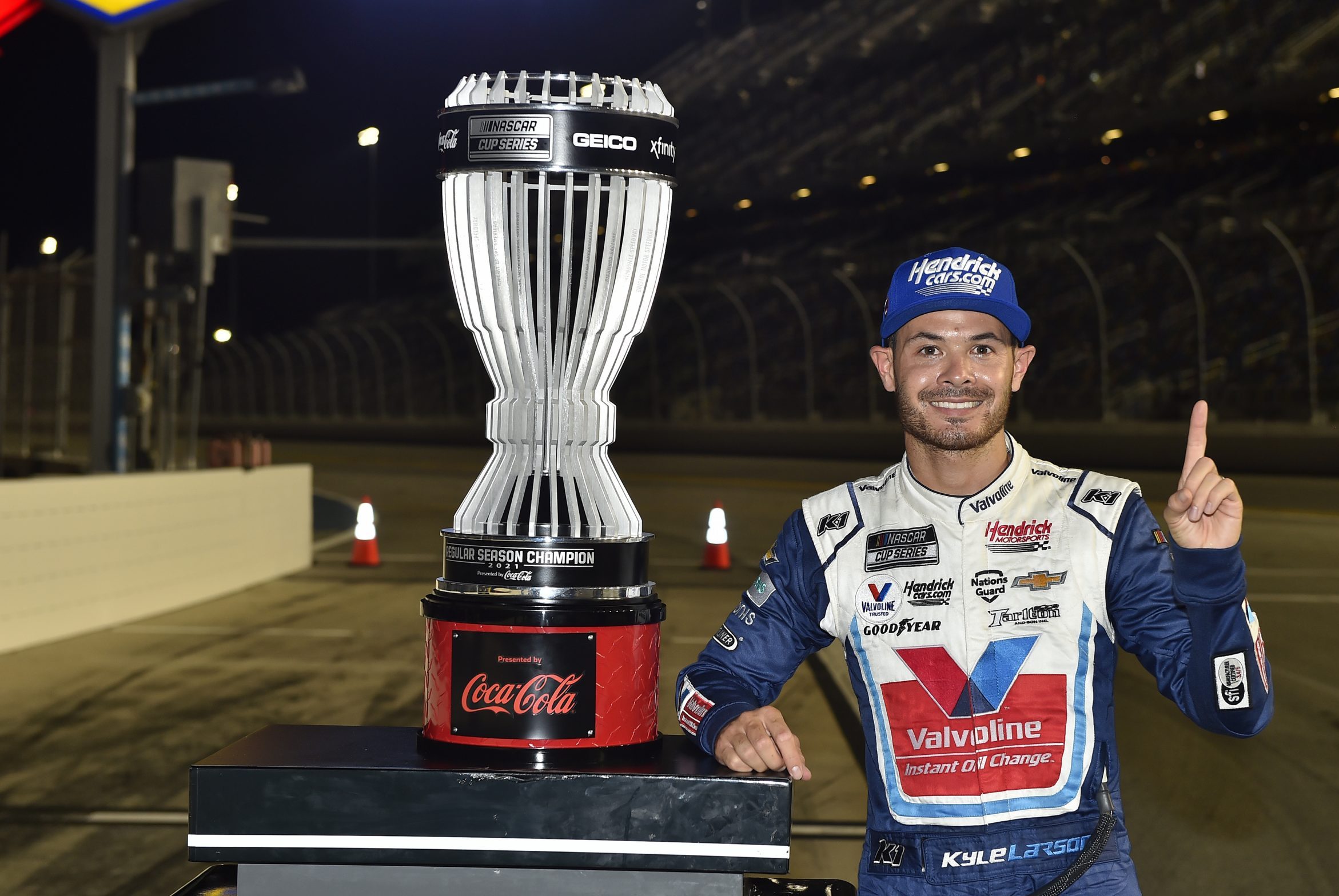 Larson crowned NASCAR Cup Series regularseason champion ahead of